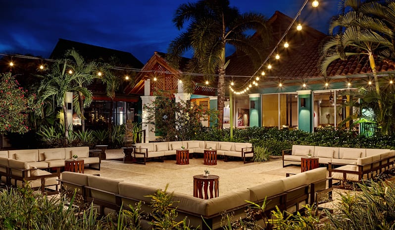 Restaurant at Sandals Grande St Lucian hotel in Caribbean by Kenwood Travel