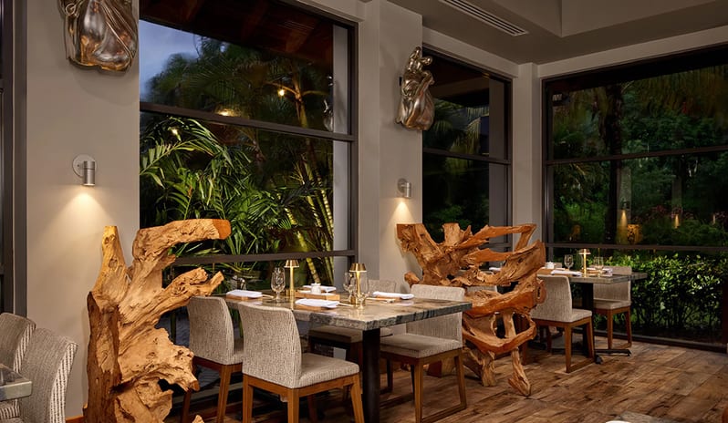 Restaurant at Sandals Grande St Lucian hotel in Caribbean by Kenwood Travel