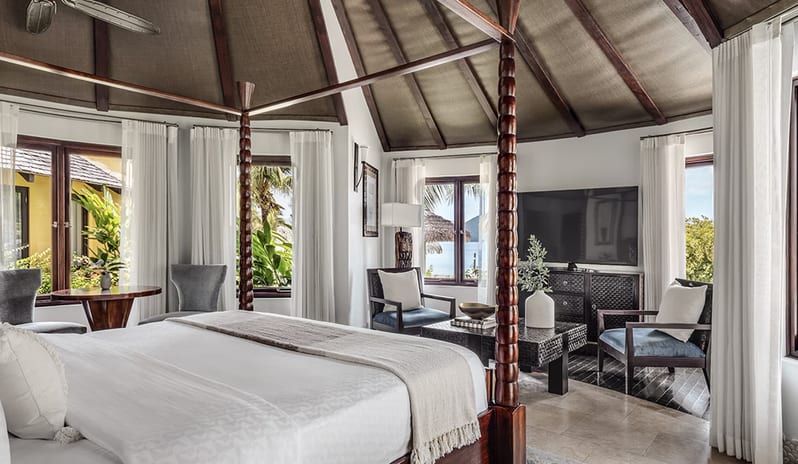 Bedroom at Sandals Grande St Lucian hotel in Caribbean by Kenwood Travel