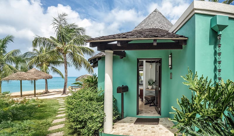 Entrance at Sandals Grande St Lucian hotel in Caribbean by Kenwood Travel