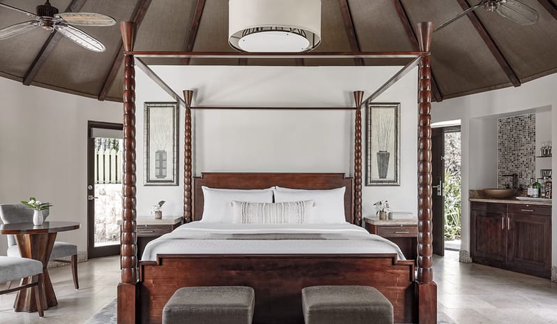 Bedroom at Sandals Grande St Lucian hotel in Caribbean by Kenwood Travel