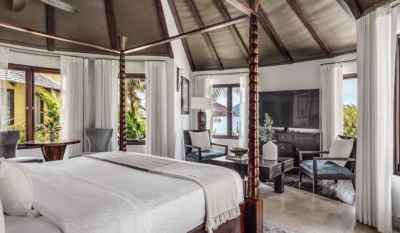 Bedroom at Sandals Grande St Lucian hotel in Caribbean by Kenwood Travel