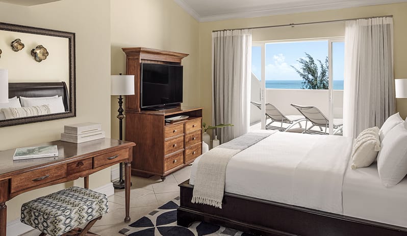 Bedroom at Sandals Grande St Lucian hotel in Caribbean by Kenwood Travel