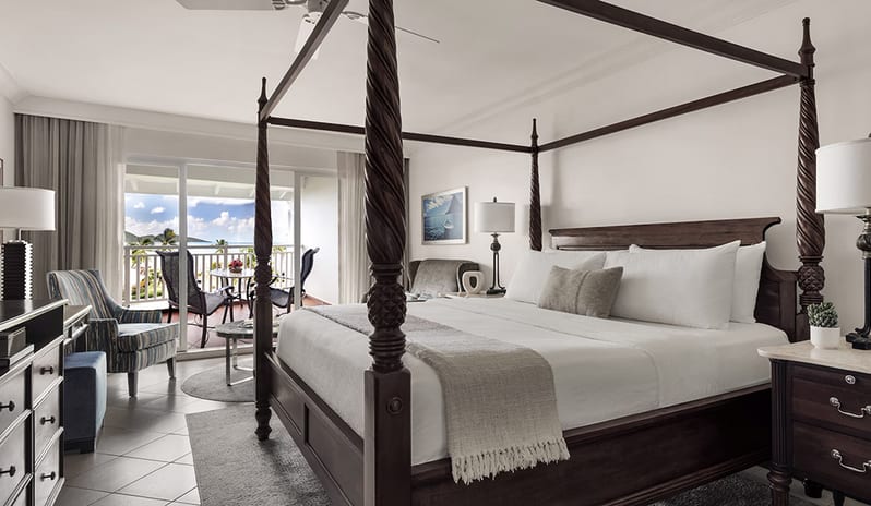 Bedroom at Sandals Grande St Lucian hotel in Caribbean by Kenwood Travel
