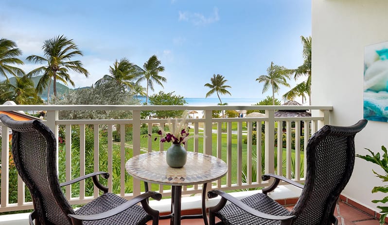 Garden view at Sandals Grande St Lucian hotel in Caribbean by Kenwood Travel