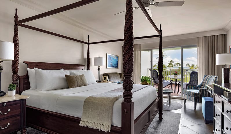 Bedroom at Sandals Grande St Lucian hotel in Caribbean by Kenwood Travel