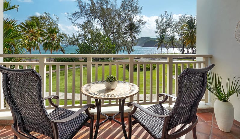 Garden at Sandals Grande St Lucian hotel in Caribbean by Kenwood Travel