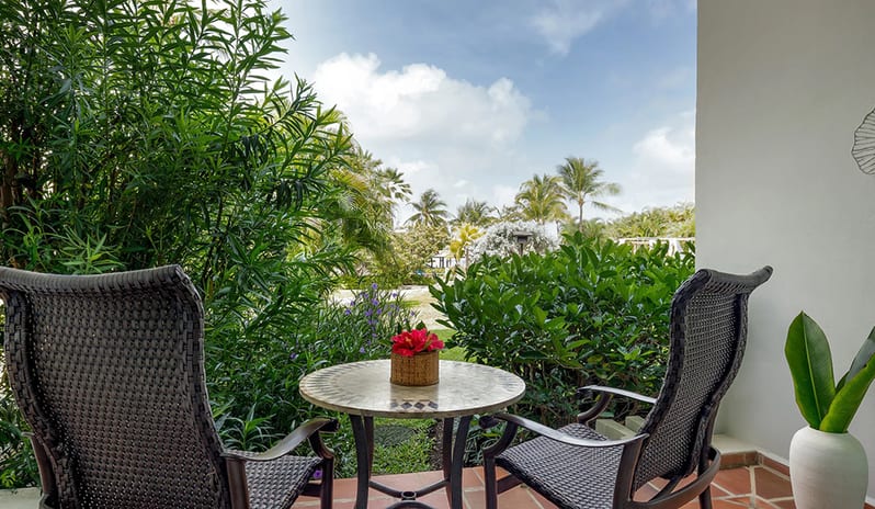 Garden at Sandals Grande St Lucian hotel in Caribbean by Kenwood Travel