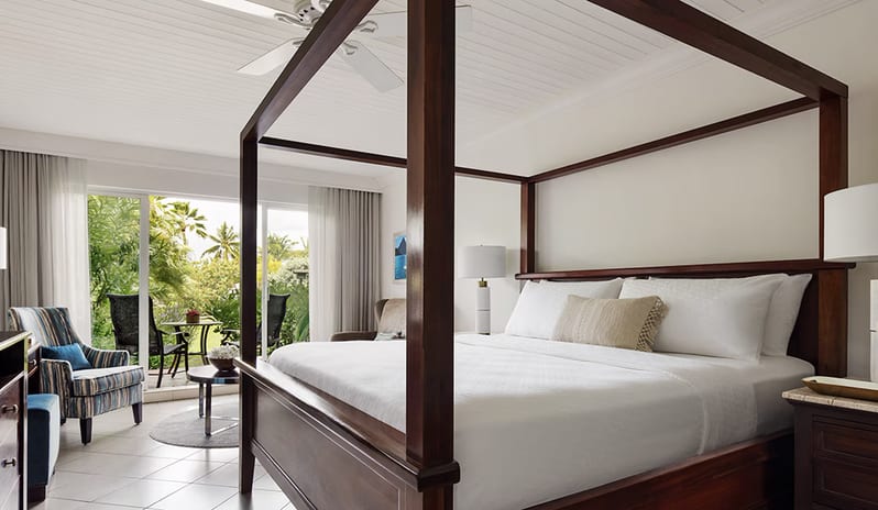 Bedroom at Sandals Grande St Lucian hotel in Caribbean by Kenwood Travel