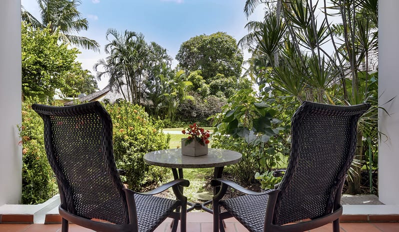 Garden view at Sandals Grande St Lucian hotel in Caribbean by Kenwood Travel