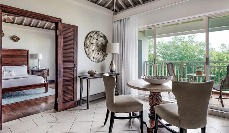 Living Area at Sandals Grande St Lucian hotel in Caribbean by Kenwood Travel