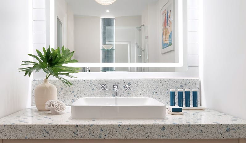 Bathroom at Sandals Royal Bahamian hotel in Caribbean by Kenwood Travel