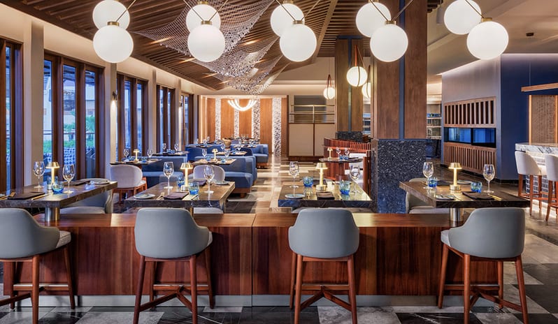 Restaurant at Sandals Saint Vincent hotel in Caribbean by Kenwood Travel