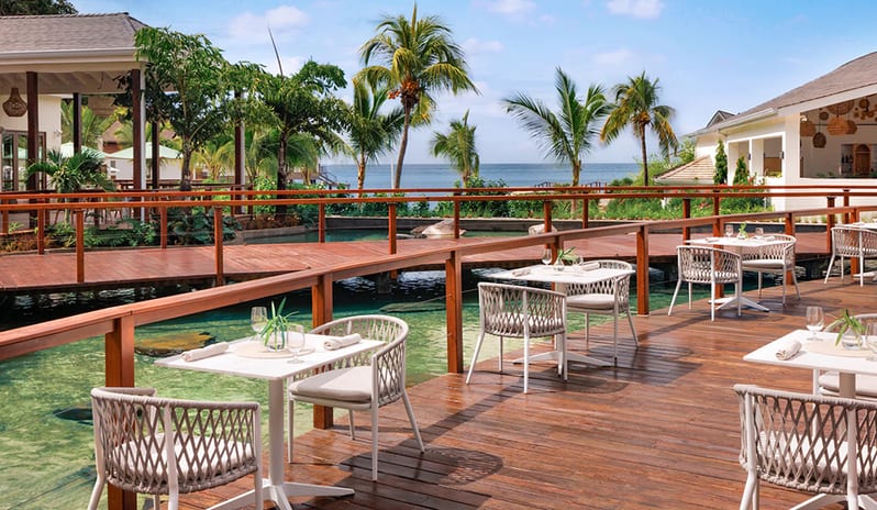 Restaurant at Sandals Saint Vincent hotel in Caribbean by Kenwood Travel