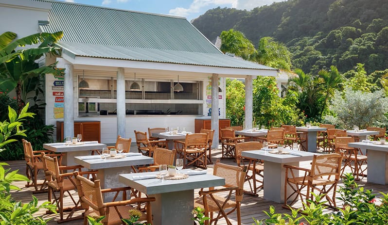 Restaurant at Sandals Saint Vincent hotel in Caribbean by Kenwood Travel