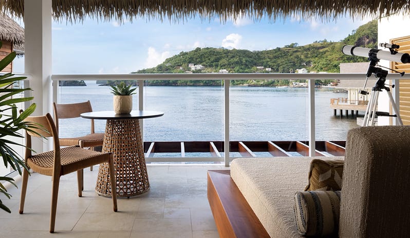 Relaxing Area at Sandals Saint Vincent hotel in Caribbean by Kenwood Travel