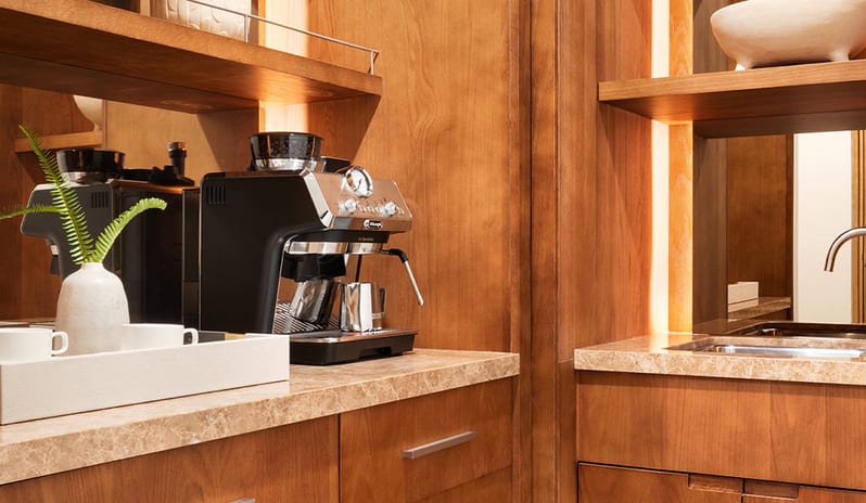 Kitchen at Sandals Saint Vincent hotel in Caribbean by Kenwood Travel