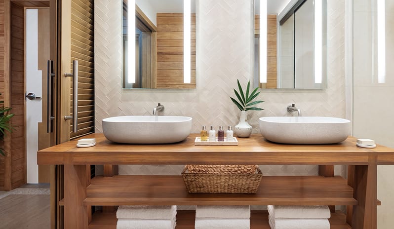 Bathroom at Sandals Saint Vincent hotel in Caribbean by Kenwood Travel