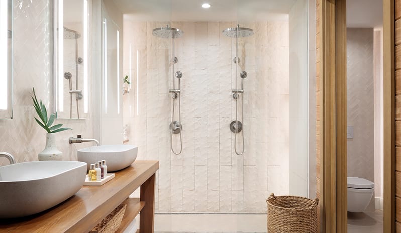 Bathroom at Sandals Saint Vincent hotel in Caribbean by Kenwood Travel