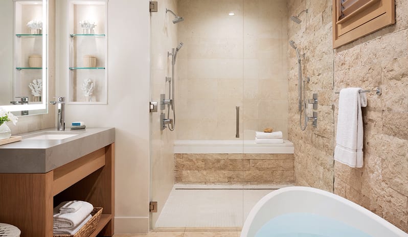 Bathroom at Sandals Saint Vincent hotel in Caribbean by Kenwood Travel