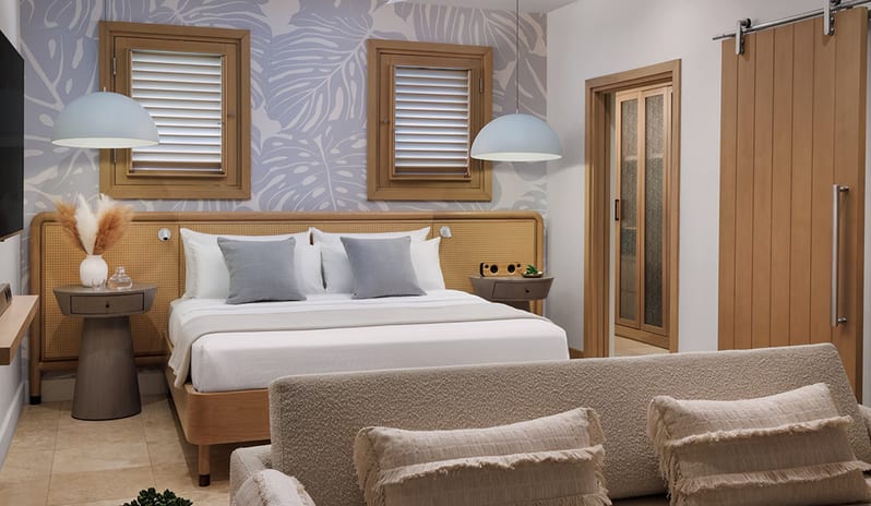 Bedroom at Sandals Saint Vincent hotel in Caribbean by Kenwood Travel