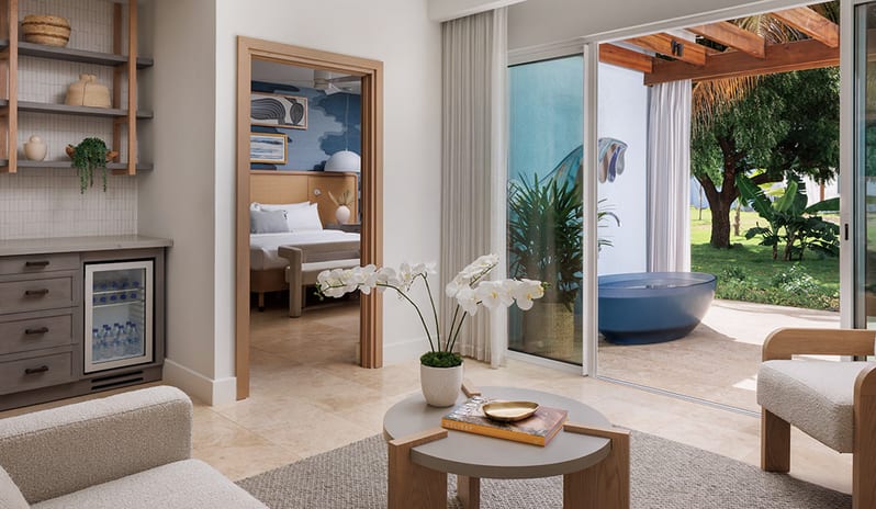 Bedroom at Sandals Saint Vincent hotel in Caribbean by Kenwood Travel