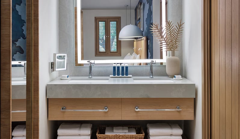 Bathroom at Sandals Saint Vincent hotel in Caribbean by Kenwood Travel