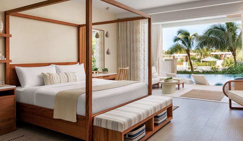 Bedroom at Sandals Saint Vincent hotel in Caribbean by Kenwood Travel