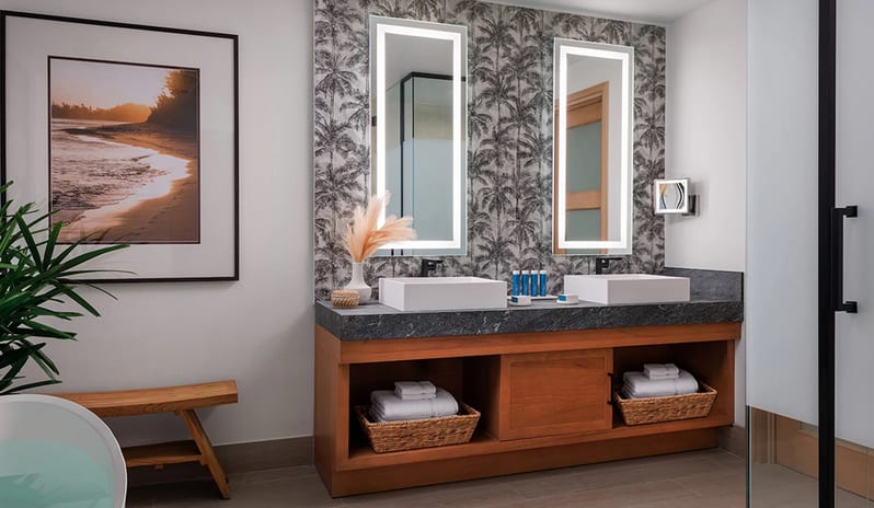 Bathroom at Sandals Saint Vincent hotel in Caribbean by Kenwood Travel
