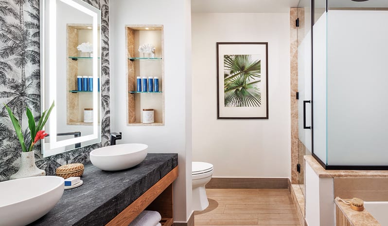 Bathroom at Sandals Saint Vincent hotel in Caribbean by Kenwood Travel