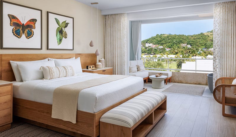 Bedroom at Sandals Saint Vincent hotel in Caribbean by Kenwood Travel