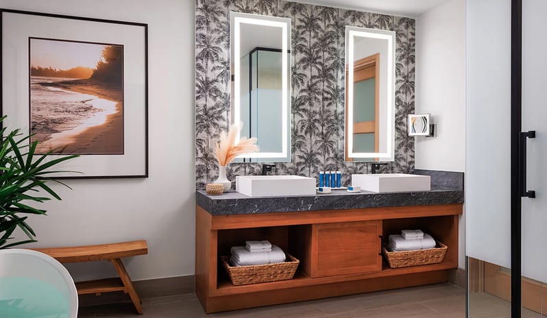Bathroom at Sandals Saint Vincent hotel in Caribbean by Kenwood Travel