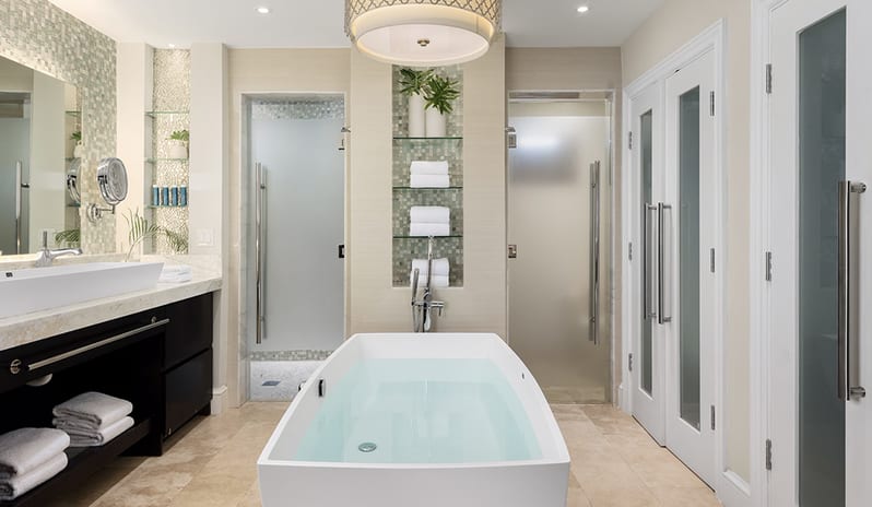 Bathroom at Beaches Turks & Caicos hotel in Caribbean by Kenwood Travel