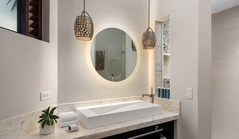 Bathroom at Beaches Turks & Caicos hotel in Caribbean by Kenwood Travel