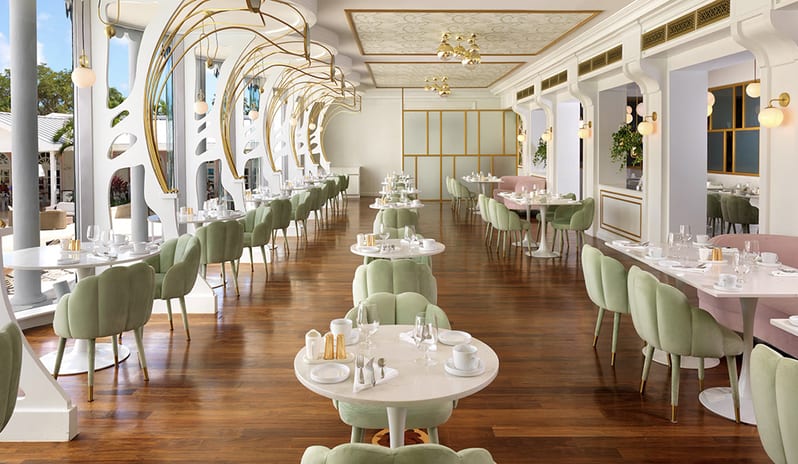 Restaurant at Sandals Royal Bahamian hotel in Caribbean by Kenwood Travel