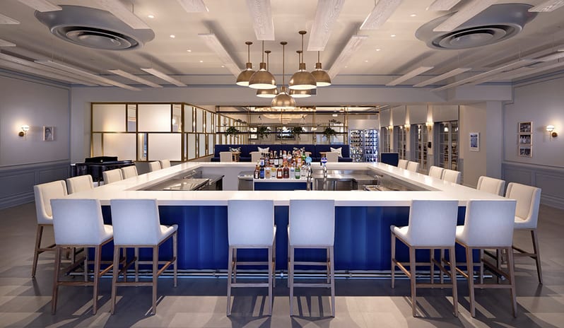 Restaurant at Sandals Royal Bahamian hotel in Caribbean by Kenwood Travel