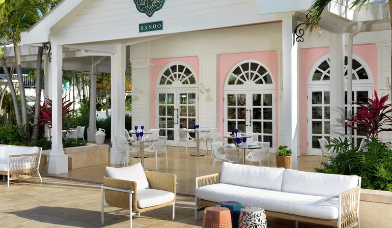 Restaurant at Sandals Royal Bahamian hotel in Caribbean by Kenwood Travel