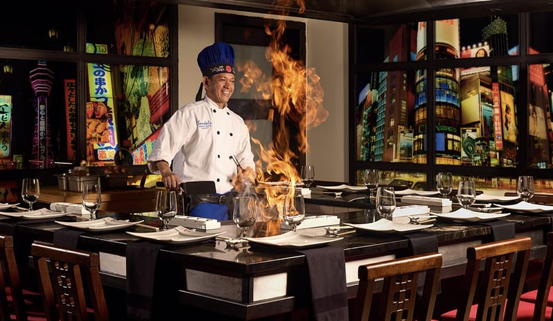 Restaurant at Sandals Royal Bahamian hotel in Caribbean by Kenwood Travel