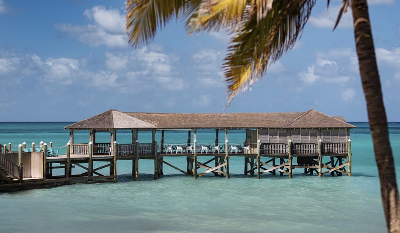 Restaurant at Sandals Royal Bahamian hotel in Caribbean by Kenwood Travel