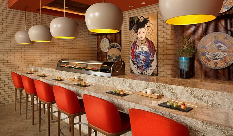 Restaurant at Sandals Royal Bahamian hotel in Caribbean by Kenwood Travel