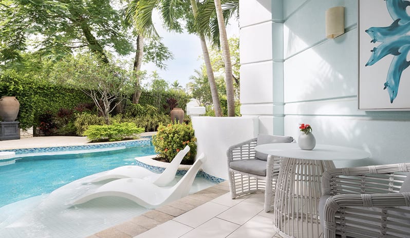 Crystal Lagoon Zen Butler Suite at Sandals Royal Bahamian hotel in Caribbean by Kenwood Travel