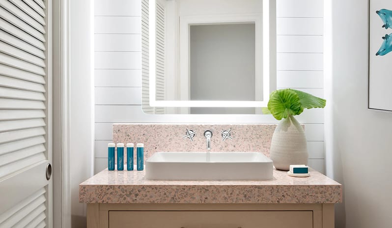 Bathroom at Sandals Royal Bahamian hotel in Caribbean by Kenwood Travel