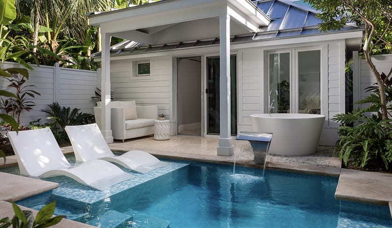 Private Pool at Sandals Royal Bahamian hotel in Caribbean by Kenwood Travel