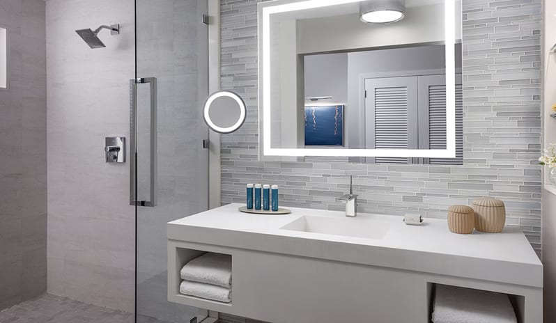 Bathroom at Sandals Royal Bahamian hotel in Caribbean by Kenwood Travel