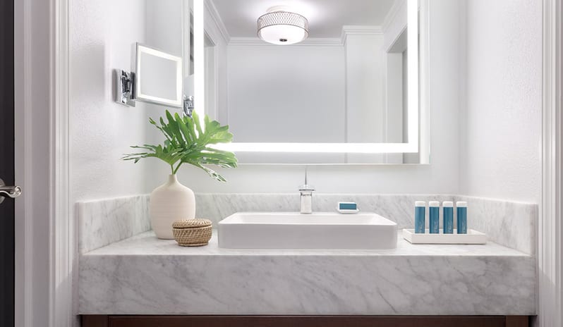 Bathroom at Sandals Royal Bahamian hotel in Caribbean by Kenwood Travel