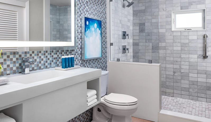 Bathroom at Sandals Royal Bahamian hotel in Caribbean by Kenwood Travel