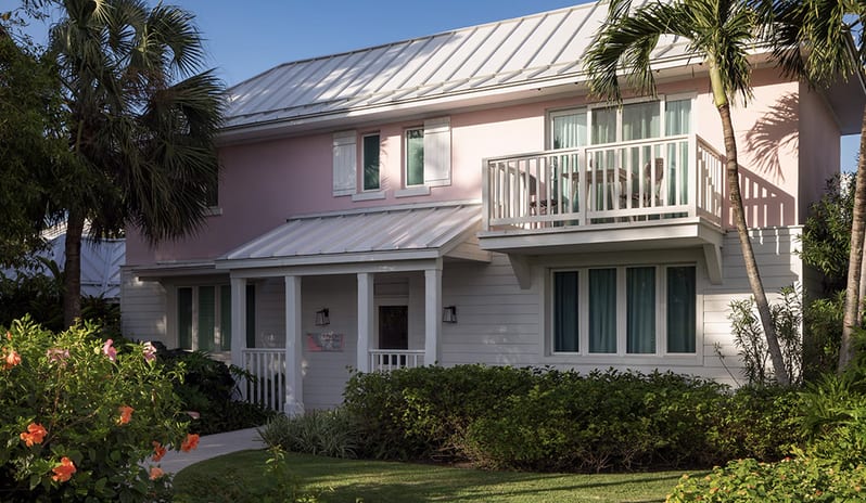 Entrance at Sandals Royal Bahamian hotel in Caribbean by Kenwood Travel