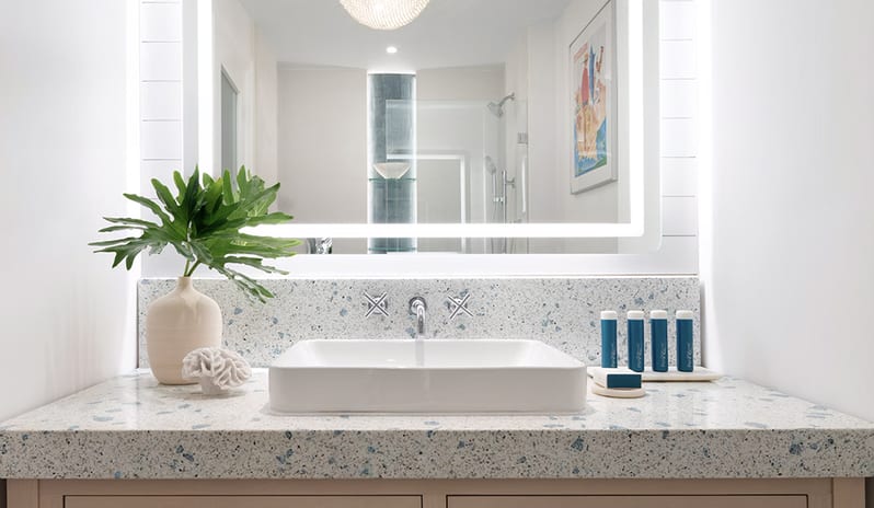 Bathroom at Sandals Royal Bahamian hotel in Caribbean by Kenwood Travel