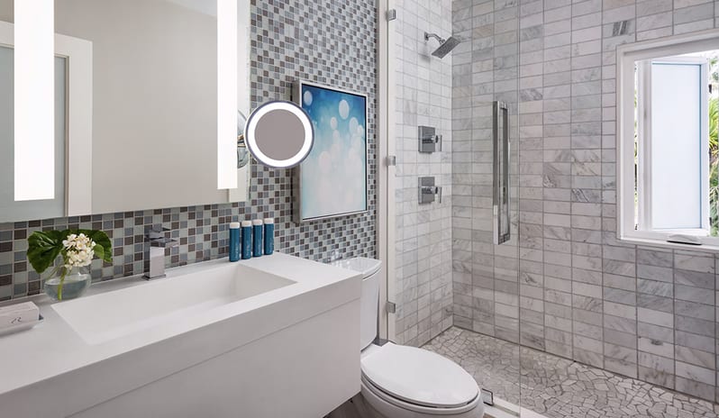 Bathroom at Sandals Royal Bahamian hotel in Caribbean by Kenwood Travel