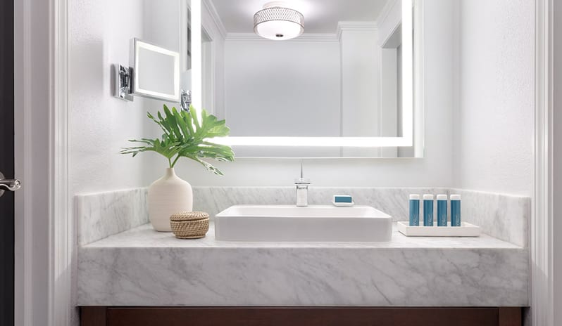 Bathroom at Sandals Royal Bahamian hotel in Caribbean by Kenwood Travel